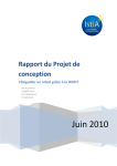 Rapport du Projet de conception