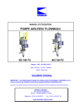 pompe airless®flowmax® 65.130 f2 40.130 f2