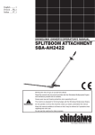 SPLITBOOM ATTACHMENT SBA-AH2422