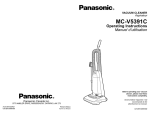 MC-V5391C Operating Instructions Manuel d`utilisation