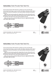 Instructions: Turbo Thruster Float Tube Fins Instructions: Turbo