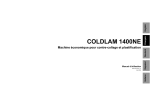COLDLAM 1400NE Machine économique pour contre