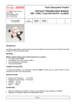 Fiche Description Produit PISTOLET PNEUMATIQUE