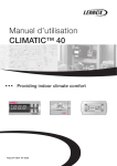 CLIMATIC™ 40 Manuel d`utilisation