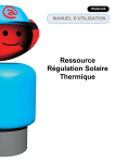 Ressource Régulation Solaire Thermique