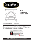 Poêle à convection modèle 2461