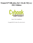 Cybook Odyssey Manuel d`Utilisation