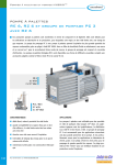 pompe &agrave; palettes RE 6, RZ 6 et groupe de pompage