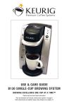use & care guide b130 single-cup brewing system