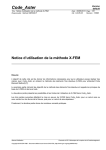 [U2.05.02] Notice d`utilisation de la m&eacute;thode X-FEM