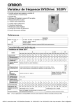 OMRON - Documentation: Variateur de fréquence - 3G3RV