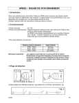 SPBS2 &ndash; RADAR DE STATIONNEMENT