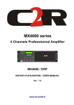 Manuel d`utilisation MX4800