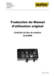 Traduction du Manuel d`utilisation original