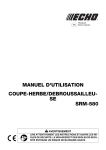MANUEL D`UTILISATION COUPE-HERBE