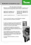 Modification du dispositif de coupe