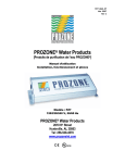 PROZONE ® Water Products