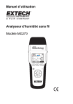Manuel d`utilisation Analyseur d`humidité sans fil Modèle MO270