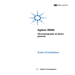 Agilent 7820A Chromatographe en phase gazeuse Guide d