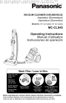 Panasonic MC-CL945 Owner`s Manual