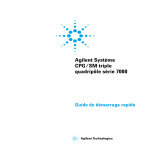 Système CPG/SM triple quadripôle série 7000 Guide de démarrage