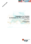 Adaptation de TOUGH2 au transport du CO2 supercritique