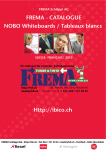 FREMA - CATALOGUE NOBO Whiteboards / Tableaux blancs Http