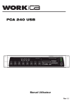 Manuel d`utilisation PCA 240 USB (français)