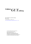Comment le faire en LaTeX - Cahiers GUTenberg