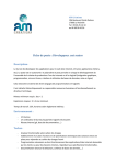 Fiche de poste : D&eacute;veloppeur .net senior - AM
