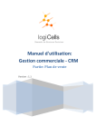 Manuel d`utilisation: Gestion commerciale -‐ CRM