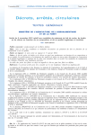 Arr&ecirc;t&eacute; du 8 novembre 2012 - Chambre d`agriculture de Haute