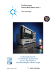Oscilloscopes InfiniiVision série 3000 X