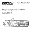 Manuel d`utilisation Mini-pince ampèremétrique AC/DC Modèle
