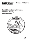 Contr&ocirc;leur et enregistreur de donn&eacute;es de CO2