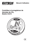 Contrôleur et enregistreur de données de CO2