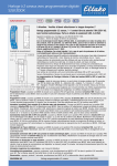 Horloge &agrave; 2 canaux avec programmation digitale S2U12DDX