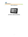 Cadre num&eacute;rique iQ DPF701SB &ndash; GUIDE D`UTILISATION