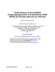 Protocole pour le test multiplex d`opsonophagocytose et de