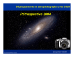 Astrophotographie 2004