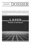 Laser : risques et prévention. Promosafe 5, Suppl.