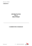 Cahier des charges bibliotheque communal 2010