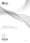 OWNER`S MANUAL MANUEL D`UTILISATION