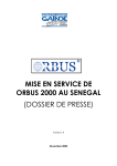 mise en service de orbus 2000 au senegal (dossier