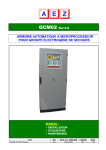 armoire automatique à microprocesseur pour groupe électrogène