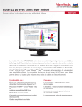 Écran 22 po avec client léger intégré