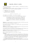 Quartiles, déciles et centiles 1 Définition des quartiles