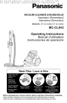 Panasonic MC-CL943 Owner`s Manual | Sylvane