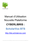 Manuel d`Utilisation Nouvelle Plateforme