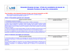 Demande et &eacute;l&eacute;ments constitutifs d`un dossier de demande d